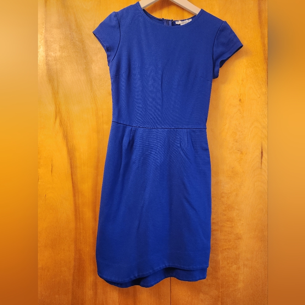 Bar III Women's Mini Stretch Sheath Dress in Royal Blue, XS, $89